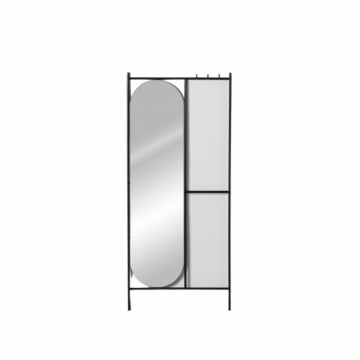 Bigbuy Home Вешалка на ножке Melns Dzelzs spogulis 70 x 4 x 160,5 cm