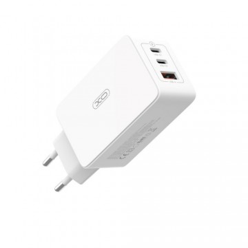 XO wall charger CE13 PD QC 3.0 65W 1x USB 2x USB-C white