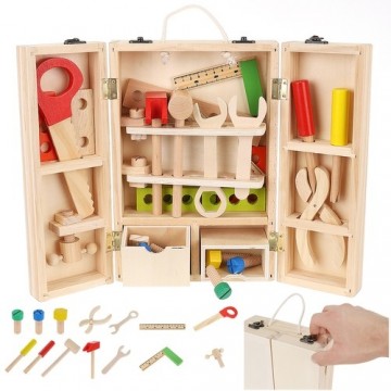 Ruhhy Box + set of wooden tools 22697 (17224-0)