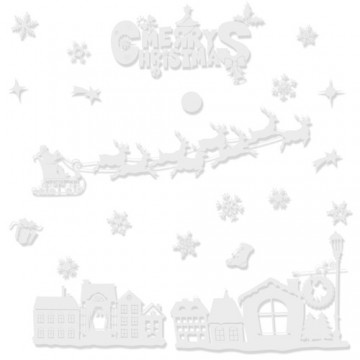 Christmas window stickers Ruhhy 22305 (17074-0)