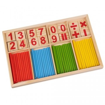 Kruzzel Wooden sticks for learning counting 22447 (17038-0)