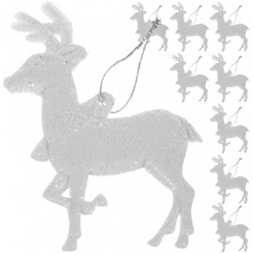 Christmas baubles - reindeer 9 pcs. Ruhhy 22517 (17031-0)