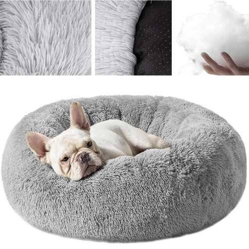 Purlov Hairy dog bed, gray 22759 (16916-0) image 1