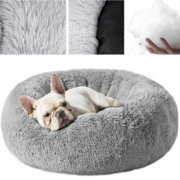 Purlov Hairy dog bed, gray 22759 (16916-0)