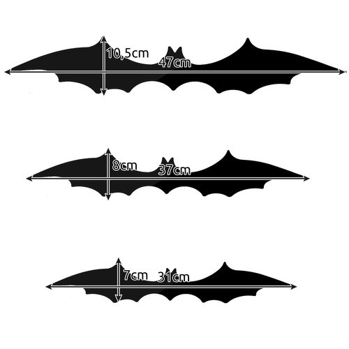 Bat - decoration set of 3 pcs. Malatec 22004 (16897-0) image 3