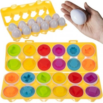 Iso Trade Puzzle - eggs, set of 12 pieces. 22674 (16881-0)