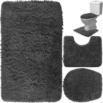 Bathroom rug - set - gray Ruhhy 22061 (16872-0)