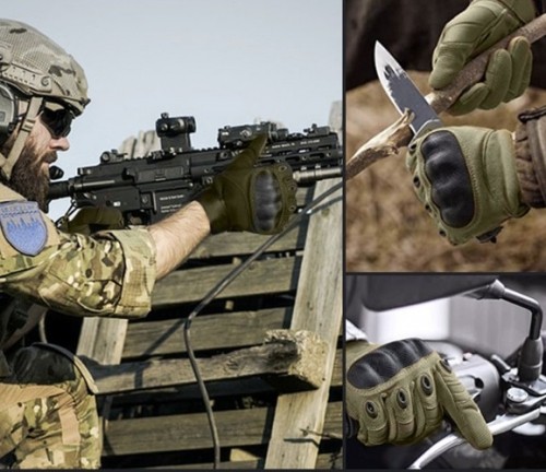 Tactical gloves L- khaki Trizand 21771 (16785-0) image 4