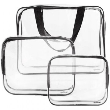 Transparent toiletry bag 3in1 Soulima 21448 (16650-0)
