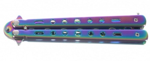 Trizand Butterfly knife for training - rainbow (15907-0) image 2