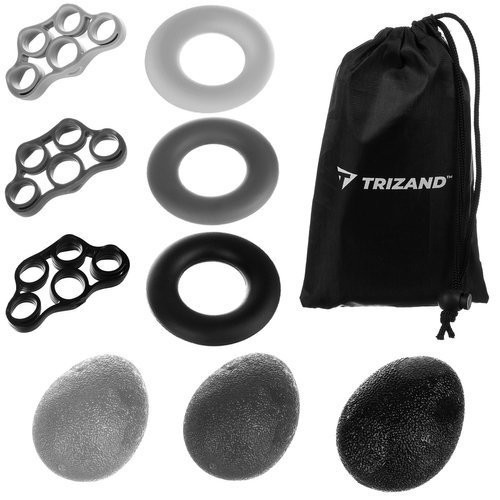 Trizand Set of 9 bands for hand / wrist exercises (15339-0) image 1