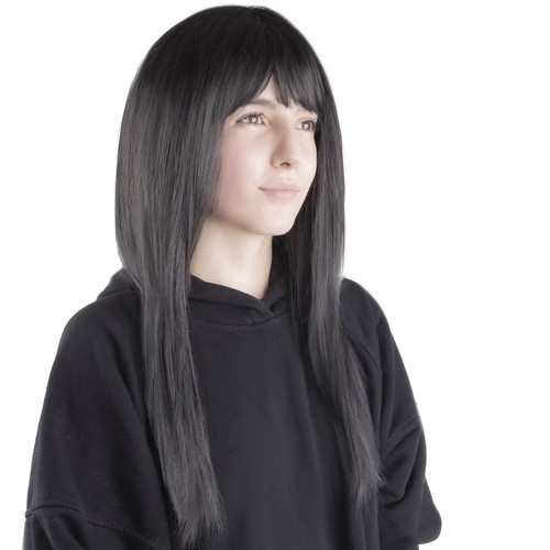 Soulima Black long wig for women P14833 (15098-0) image 4