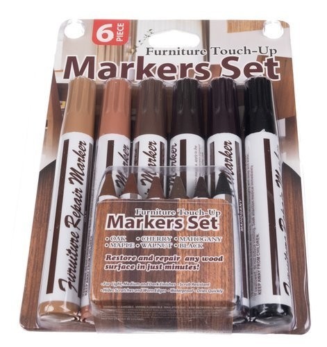 Iso Trade Set for repairing furniture / panels - markers 6 pcs. (14971-0) image 2