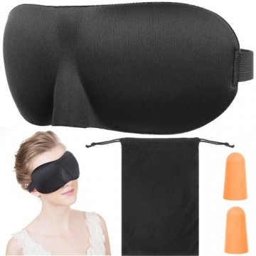 Iso Trade Sleeping blindfold + earplugs (14926-0)