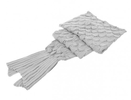 Iso Trade Mermaid tail blanket - gray KO11380 (14733-0) image 1