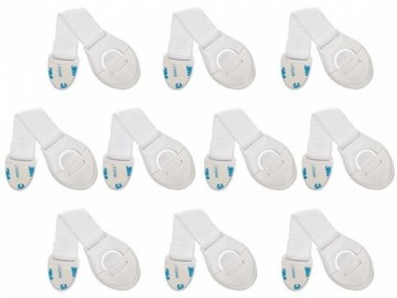 Ruhhy Security - lock for cabinets 10 pcs. White (12461-0)