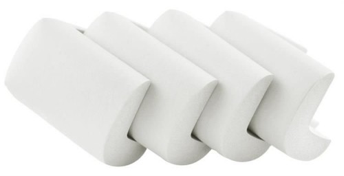 Iso Trade Foam corner protection - 4 pieces (white) (11642-0) image 5