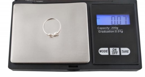Ruhhy Pocket scale 200 x 0.01g with a flap (11486-0) image 3