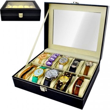 Iso Trade Watch organizer with 10 compartments (10789-0)