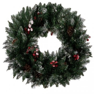 Snow-covered Christmas wreath Ruhhy 22302 (17243-0)