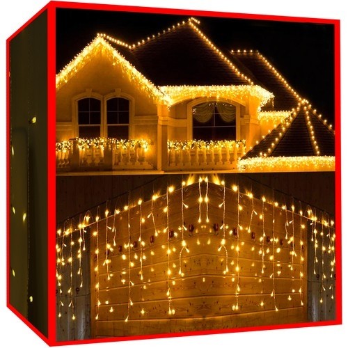 Iso Trade Christmas lights - icicles 300 LED warm white 31V (14899-0) image 1