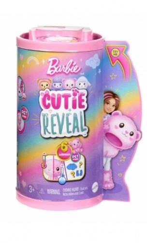 Disney Mattel HKR19 Cutie Reveal Chelsea Teddy Barbie Lelle image 5