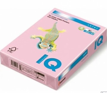 Krāsains papīrs IQ A4, 160g/㎡, 250 loksnes OPI74 Flamingo pink