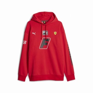 Vīriešu Sporta Krekls ar Kapuci Puma Ferrari Race Garage Sarkans