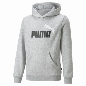 Детская толстовка Puma Ess+ 2 Col Big Logo Светло-серый