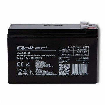 Аккумулятор для Система бесперебойного питания Qoltec 53031 9 Ah 12 V