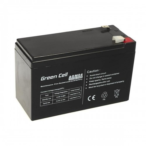 Baterija Nepārtrauktās Barošanas Sistēma Barošanas Sistēma UPS Green Cell AGM04 7 Ah 12 V image 1