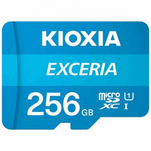 Mikro SD Atmiņas karte ar Adapteri Kioxia Exceria UHS-I Klase Nr. 10 / Klase 10 Zils 256 GB image 2