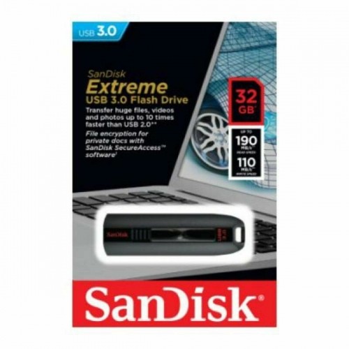 Zīmuļasināmais SanDisk SDCZ48 USB 3.0 USB Zibatmiņa image 3