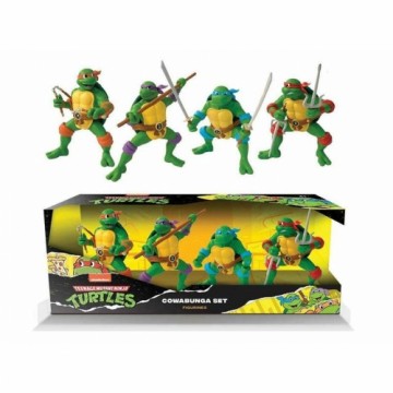 Набор фигур Teenage Mutant Ninja Turtles Cowabunga 4 Предметы