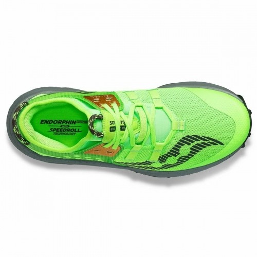 Мужские спортивные кроссовки Saucony Wave Daichi 7 Лаймовый зеленый image 4