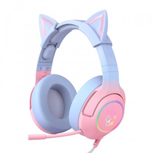 Gaming headphones ONIKUMA K9 Pink|Blue image 1