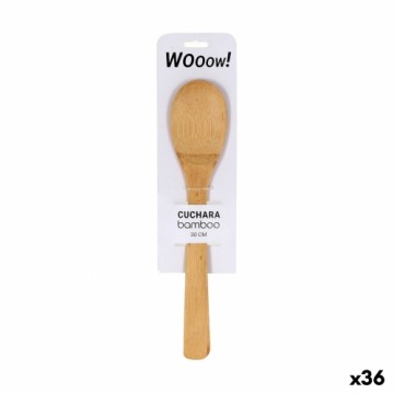 Бамбуковая ложка Wooow Бамбук 30 x 6,2 x 0,8 cm (36 штук)