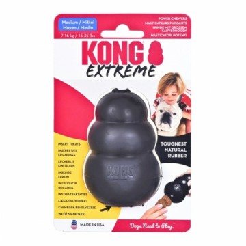 Suņu rotaļlieta Kong Extreme Dzeltens Melns Gumija Gumijas (1 Daudzums)