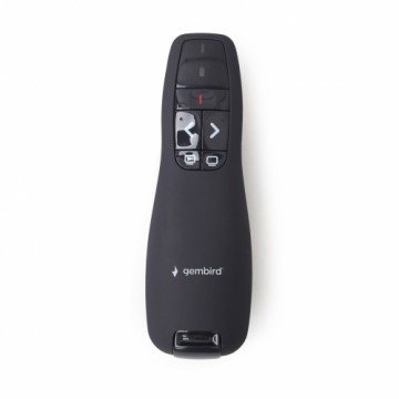 Energenie Gembird *Wireless presenter with laser pointer 660 nm 10 m Black
