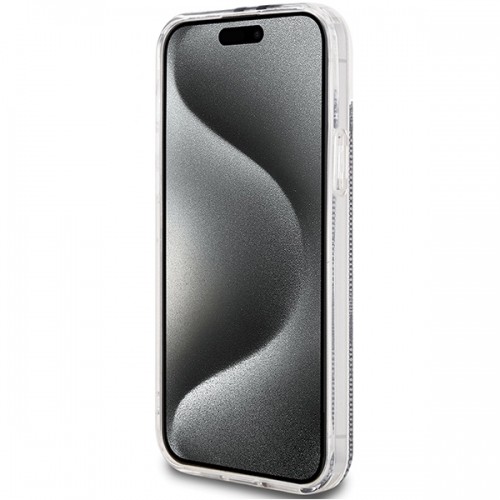 Guess GUHCP15MH4PSEGK iPhone 15 Plus | 14 Plus 6.7" czarny|black hardcase IML 4G Gold Stripe image 5