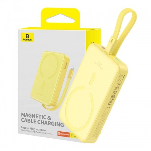 Powerbank Baseus Magnetic Mini 10000mAh 20W MagSafe (yellow) image 1