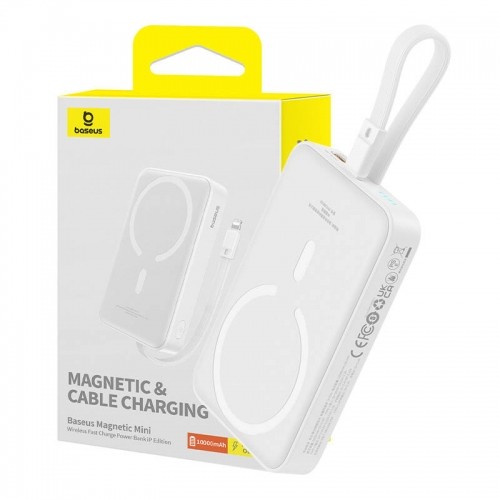 Powerbank Baseus Magnetic Mini 10000mAh 20W MagSafe (white) image 1