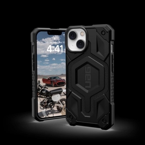 UAG Monarch - protective case for iPhone 13|14 compatible with MagSafe (black) image 2