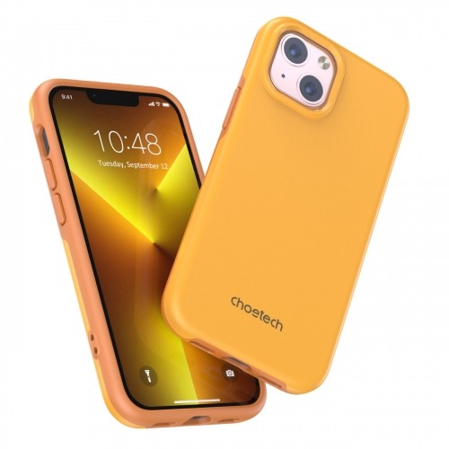 Apple Choetech MFM Anti-drop case Made For MagSafe for iPhone 13 mini orange (PC0111-MFM-YE) image 1