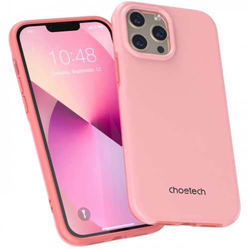 Apple Choetech MFM Anti-drop case Made For MagSafe for iPhone 13 Pro Max pink (PC0114-MFM-PK) image 1