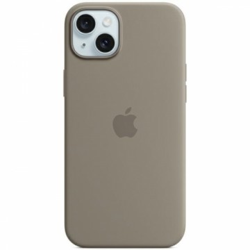 APPLE iPhone 15 Plus Silicone Case with MagSafe - Clay