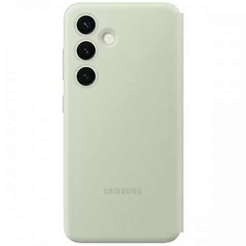 Etui Samsung EF-ZS921CGEGWW S24 S921 jasnozielony|light green Smart View Wallet Case image 2