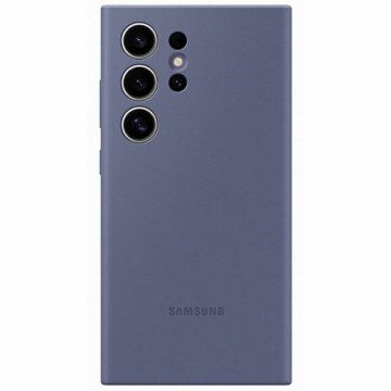Etui Samsung EF-PS928TVEGWW S24 Ultra S928 fioletowy|violet Silicone Case