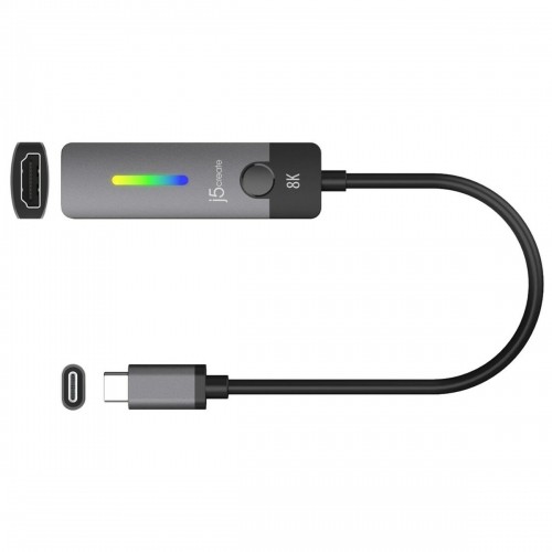 Адаптер USB-C—HDMI j5create JCA157-N Чёрный Серый 10 cm image 2