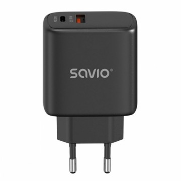 Сетевое зарядное устройство Savio LA-06/B Чёрный 30 W